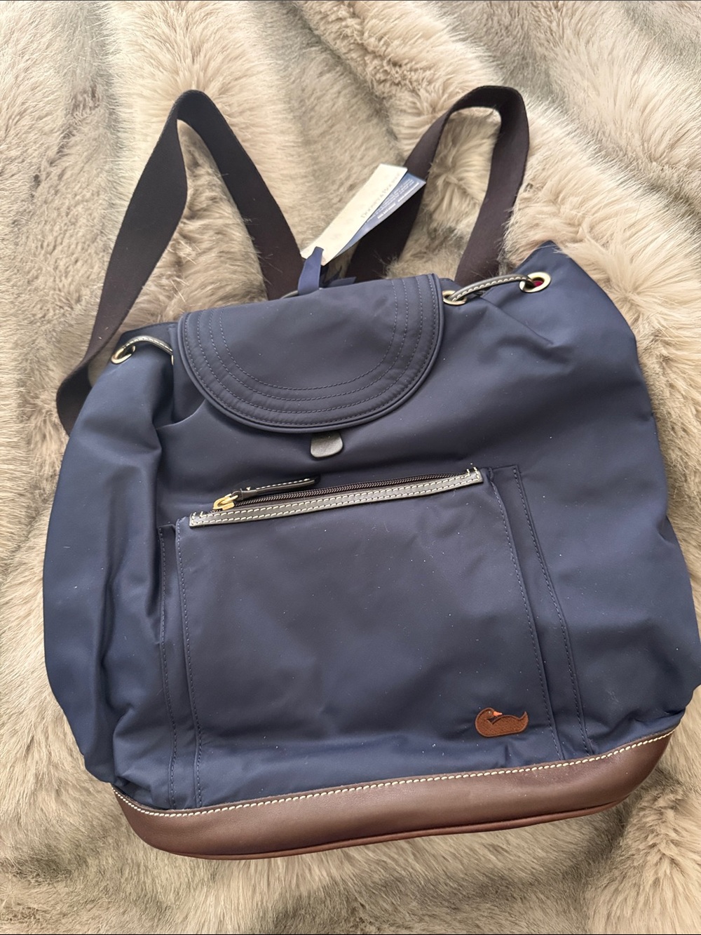 Navy Dooney & Bourke Backpack